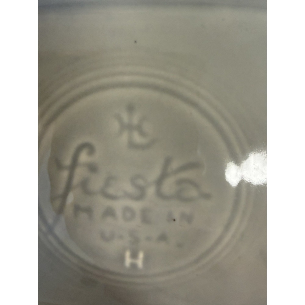 Fiesta Ware Disk Water Pitcher Original Gray Glaze - Picture 7 of 8